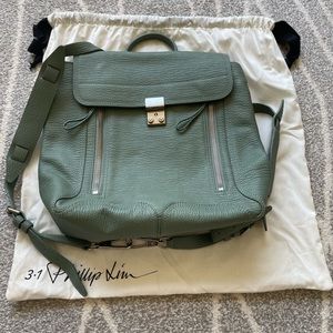 Green 3.1 Phillip Lim Textured Leather Backpack